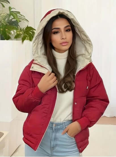 Women's Fleece-Lined Hooded Jacket