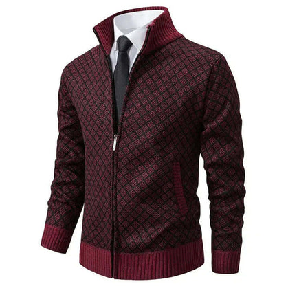 Chic Men's Knit Cardigan