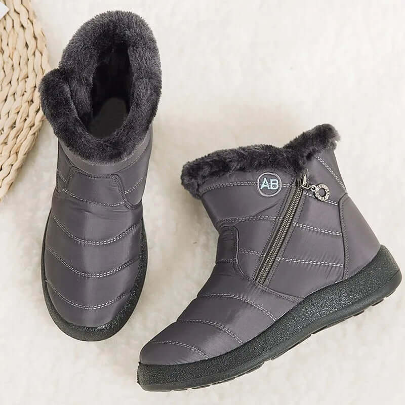 Women's Fur-Lined Casual Ankle Boots