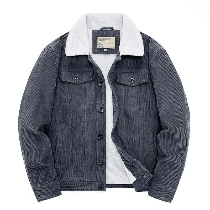 Men's Casual Corduroy Windbreaker Jacket