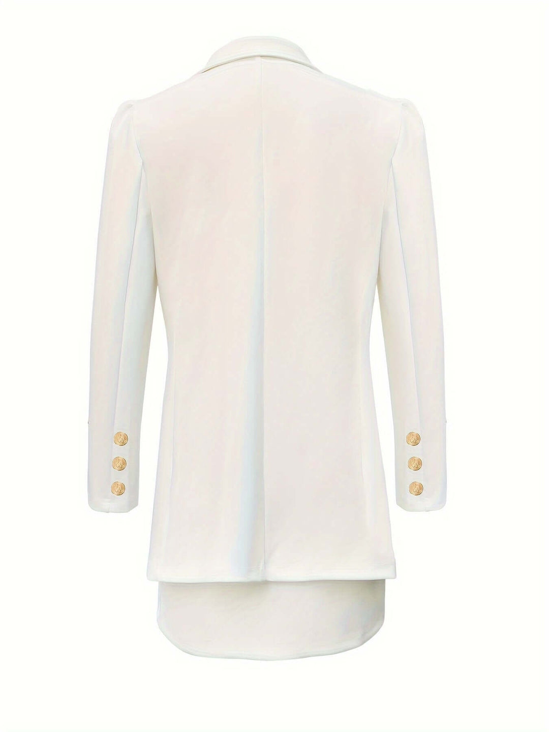 Women's Double-Breasted Blazer and Skirt Suit
