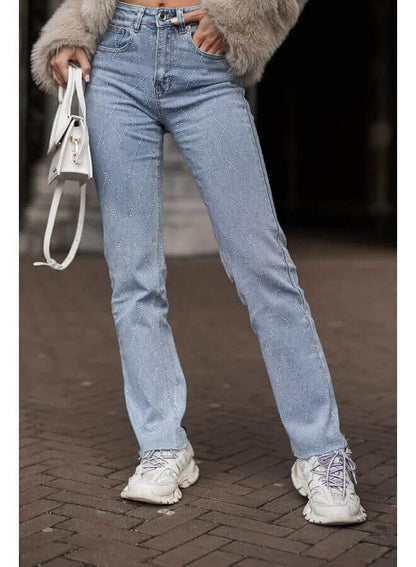 Women's Straight Leg Diamond Jeans