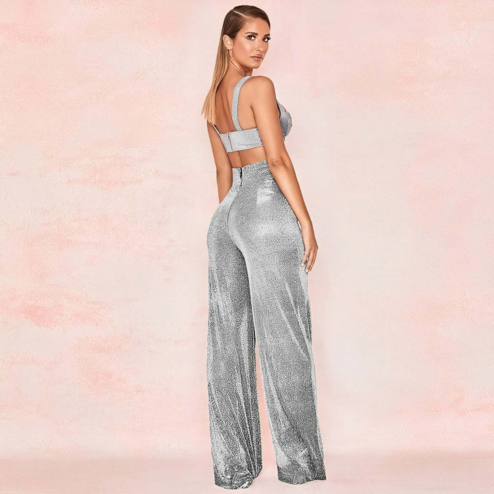 Women's High-Waisted Wide Leg Trousers