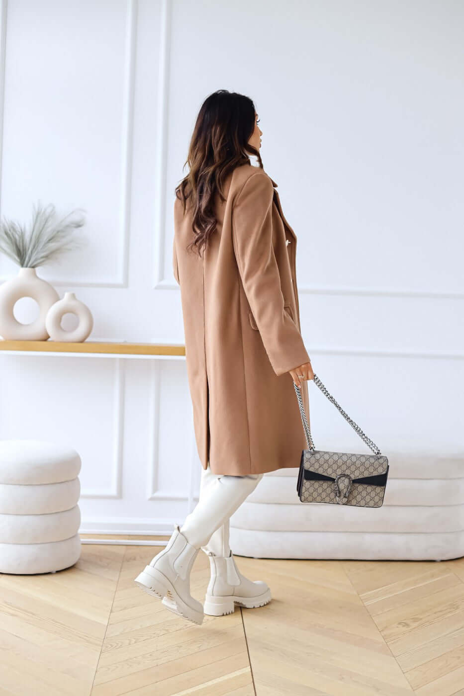 Women's Fitted Double-Breasted Jacket