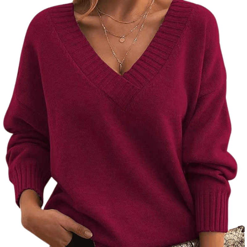Women's V-Neck Cashmere Sweater
