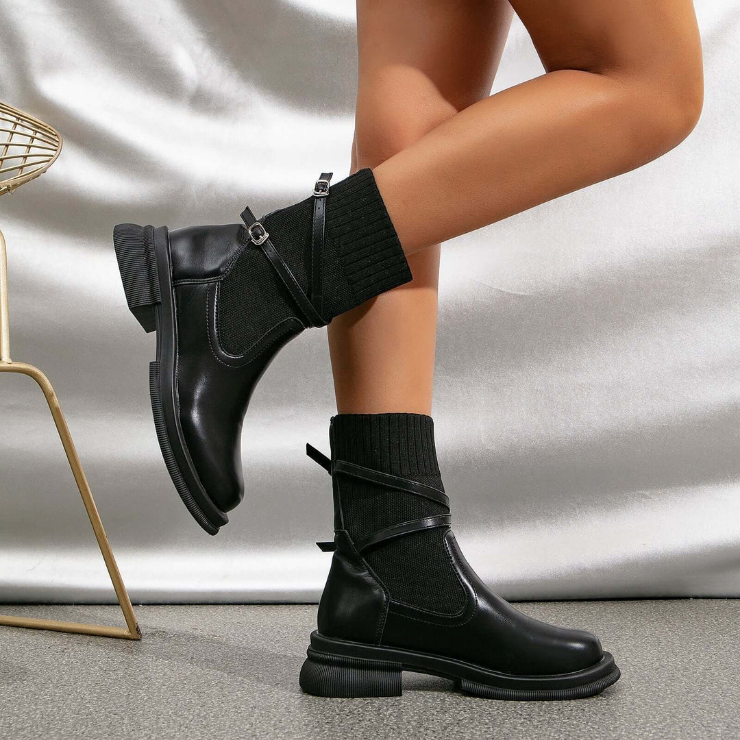 Women's Faux Leather Ankle Boots