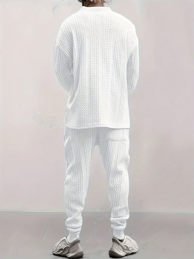 Men's Knitted Loungewear Set