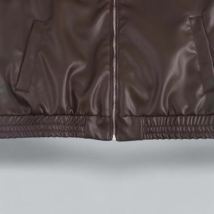 Women's Vintage Style Faux Leather Jacket