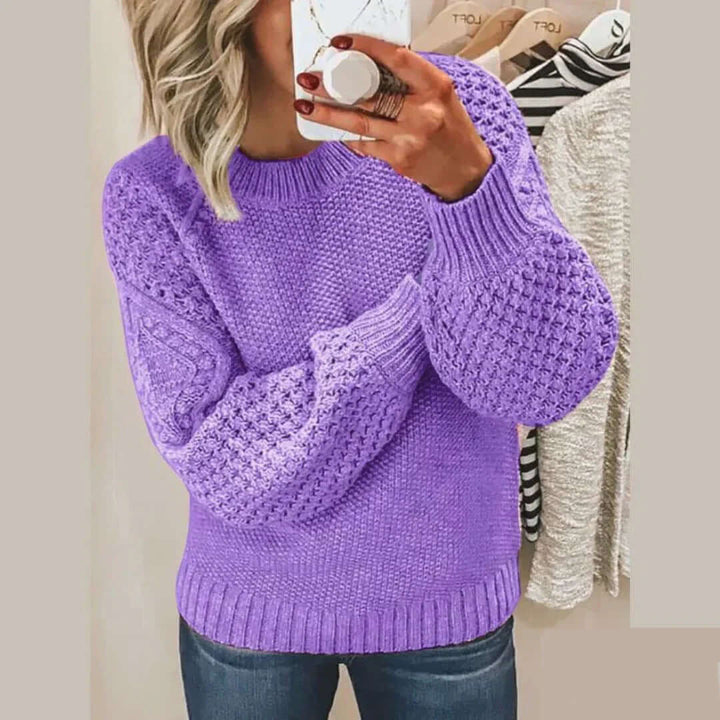 Women's Knitted Sweater - Long Sleeve