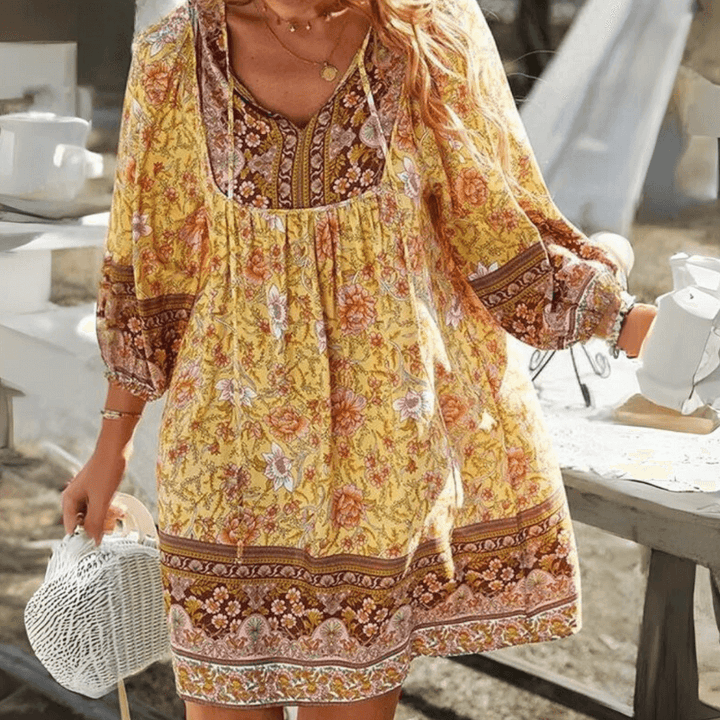 Women's Casual Bohemian Mini Dress