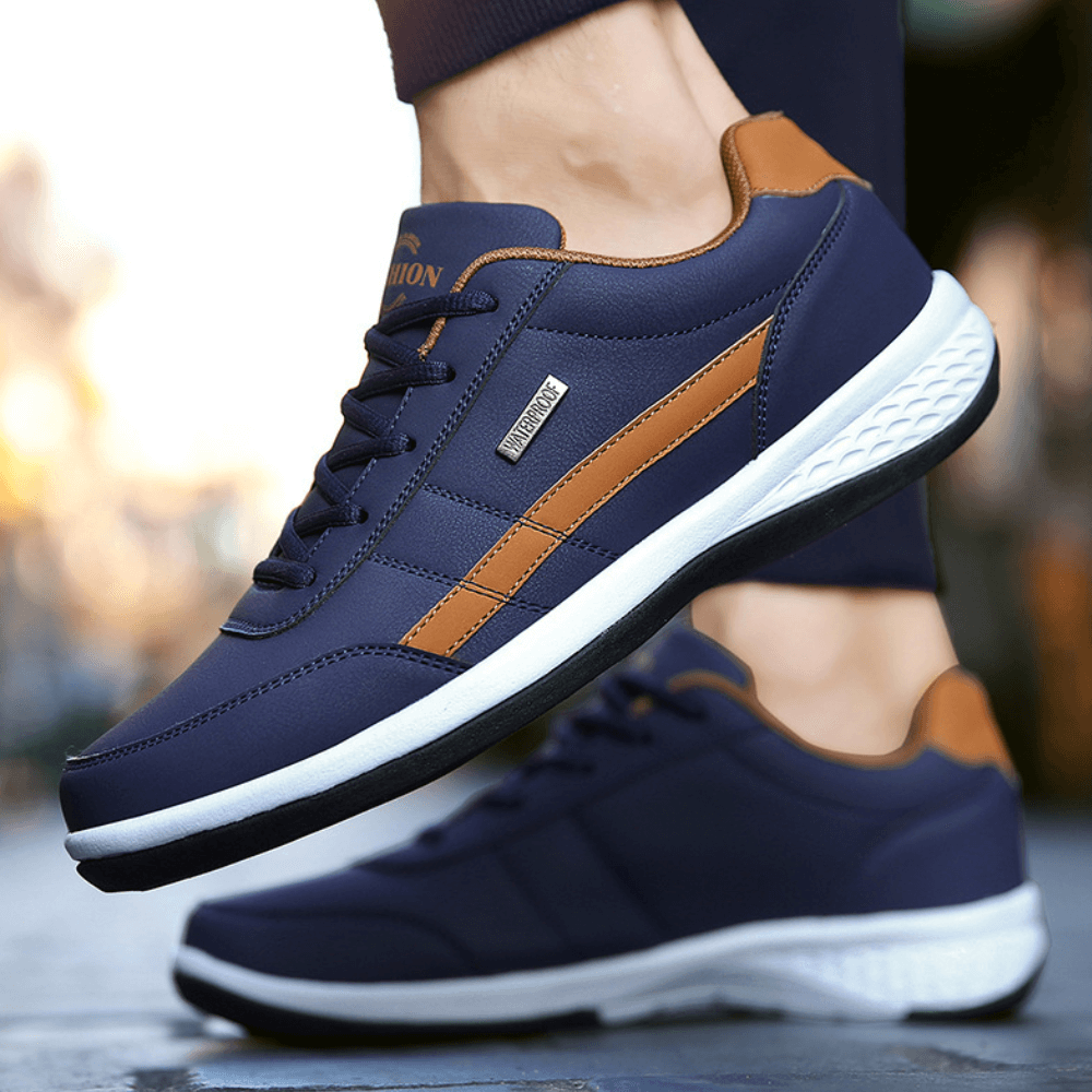 Men's Casual Low-Top Trainers, Synthetic Leather
