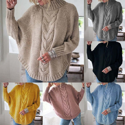 Women's Oversized Batwing Sleeve Jumper