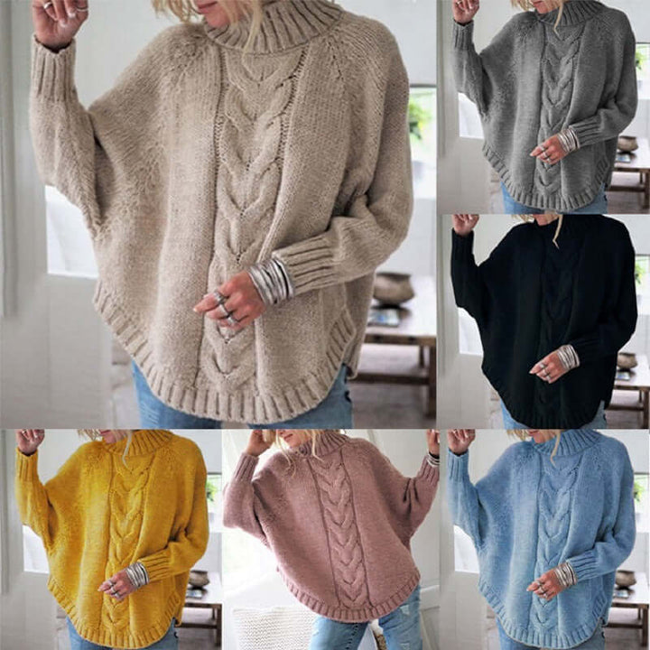 Women's Oversized Batwing Sleeve Jumper