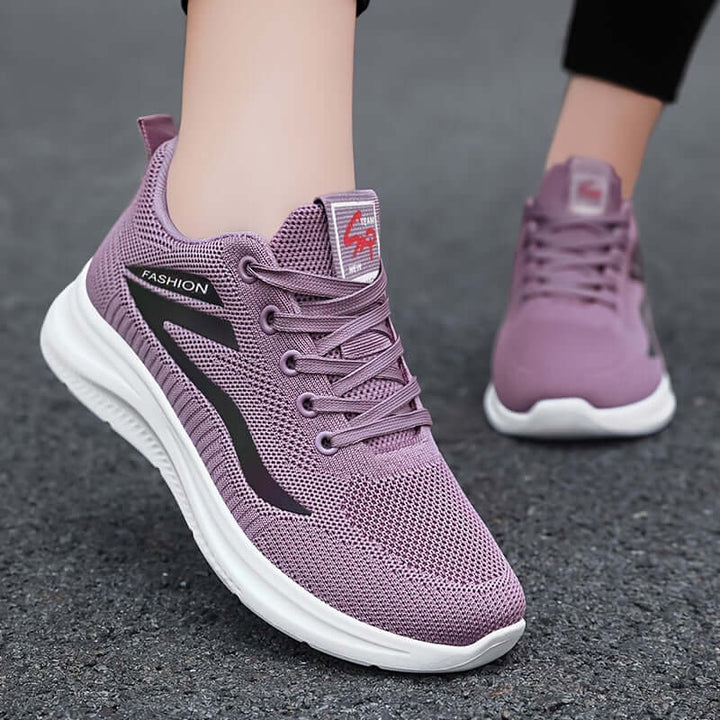 Women's Breathable Knitted Casual Sneakers