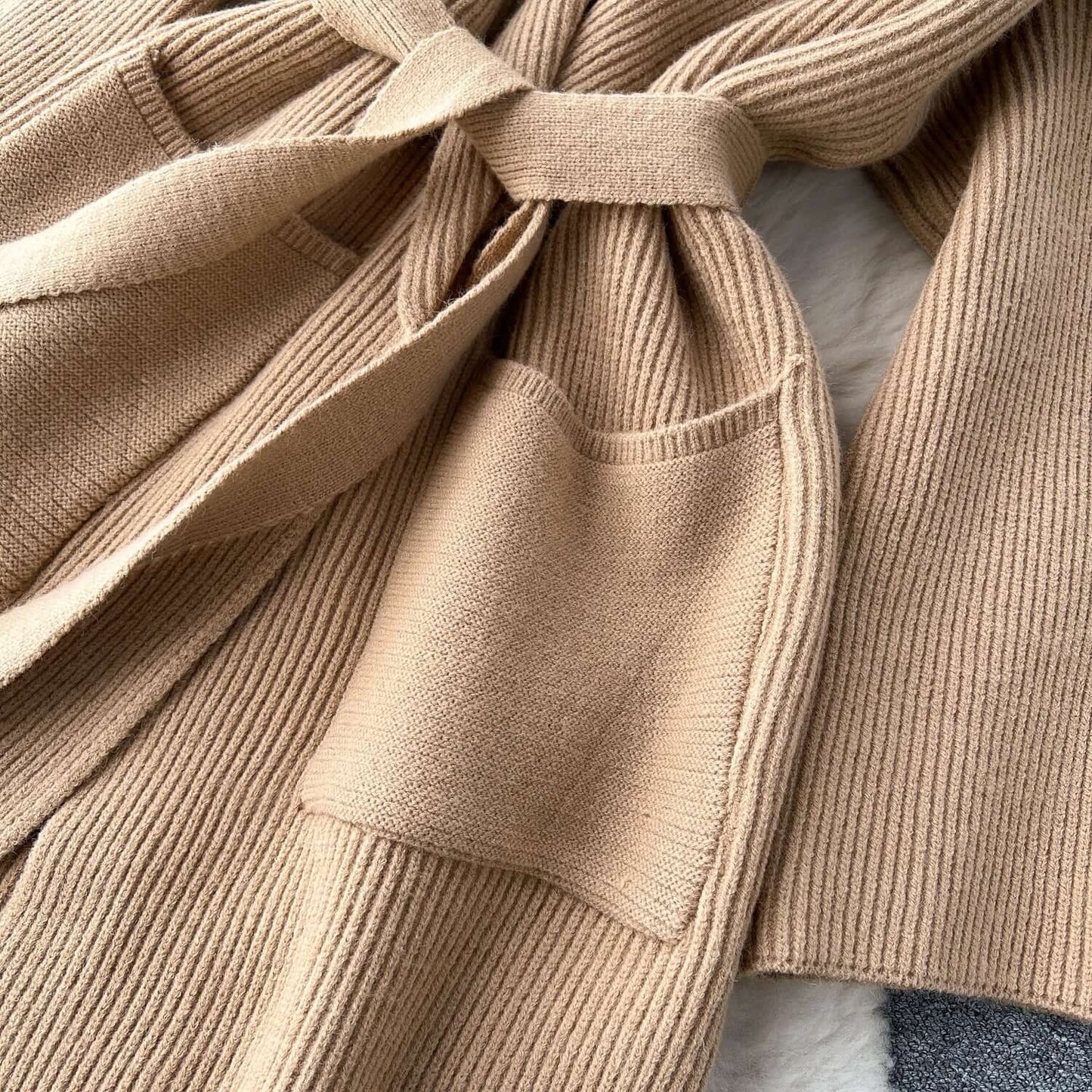 Women's Long Knit Cardigan