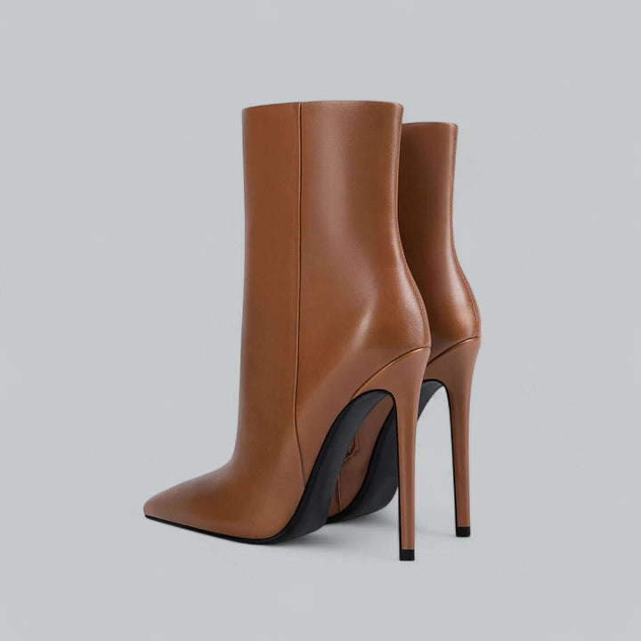 Women's Pointed Toe Faux Leather Boots