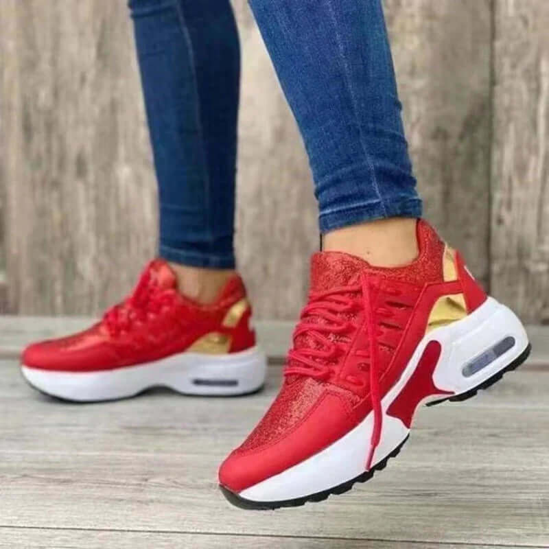 Women's Breathable Lace-Up Trainers