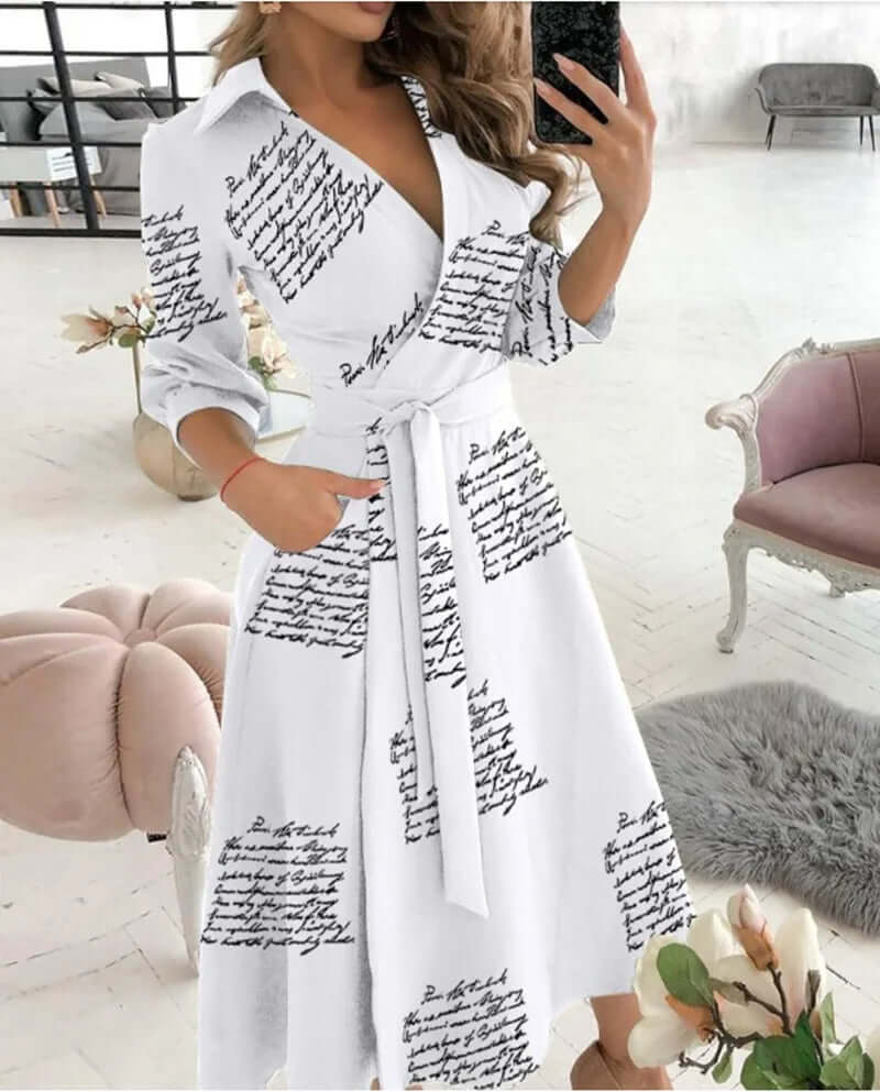 Elegant Wrap Dress for Formal Occasions