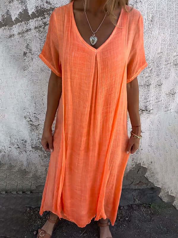 Cotton Maxi Dress - Casual Summer Dress
