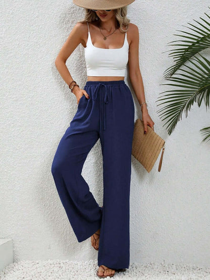 Linen Trousers - Comfortable Fit