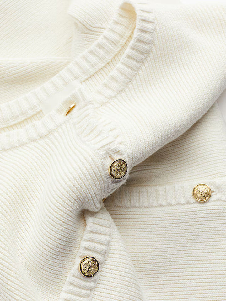 Women's Knitted Button-Down Dress