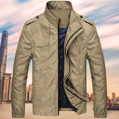 Men's Autumn Casual Oxford Jacket with Collar