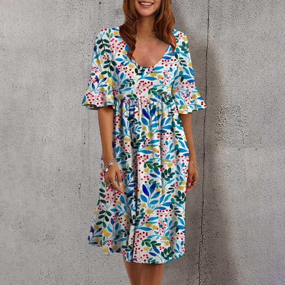 Women's Floral Summer Midi Dress