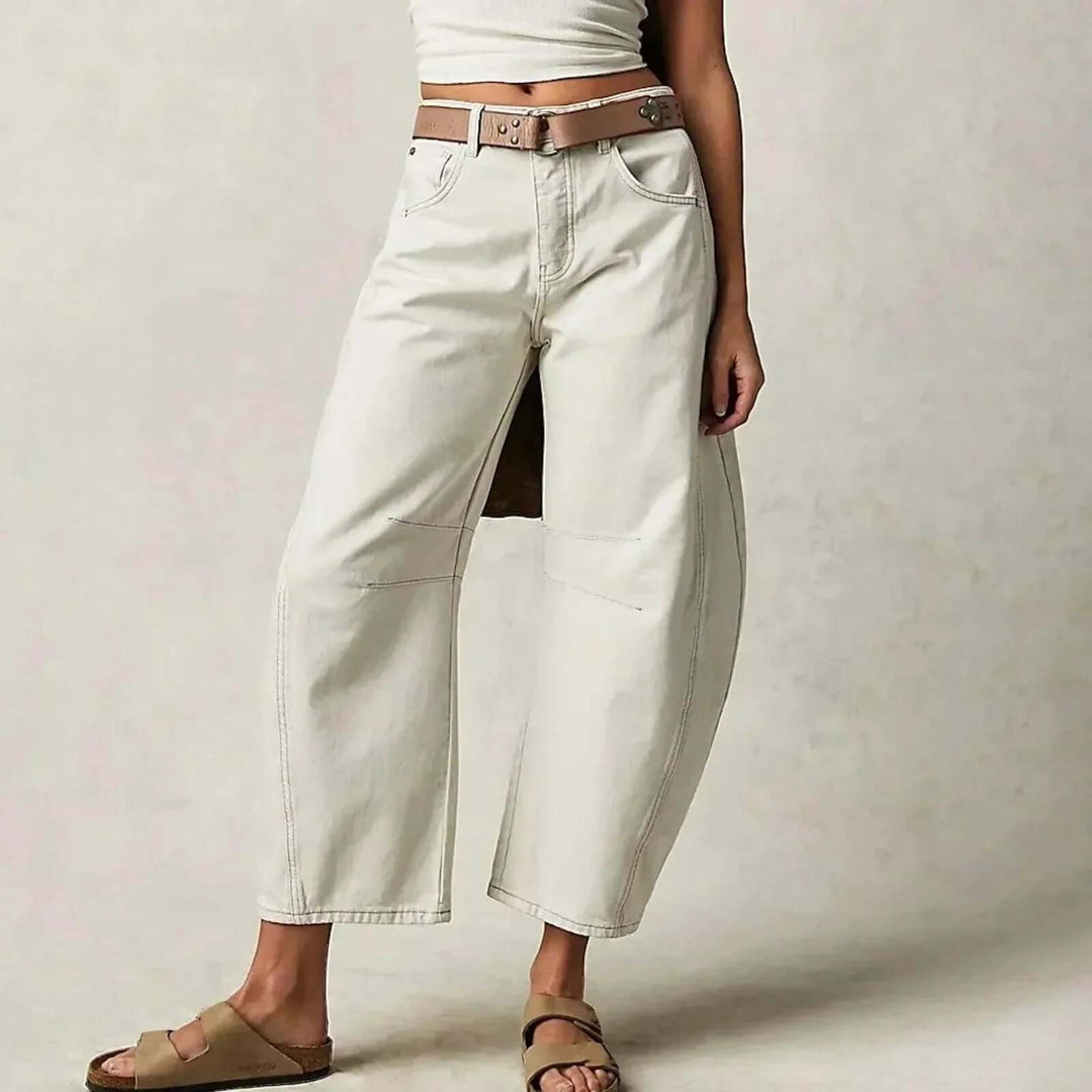 Women's Wide Leg High-Waisted Jeans