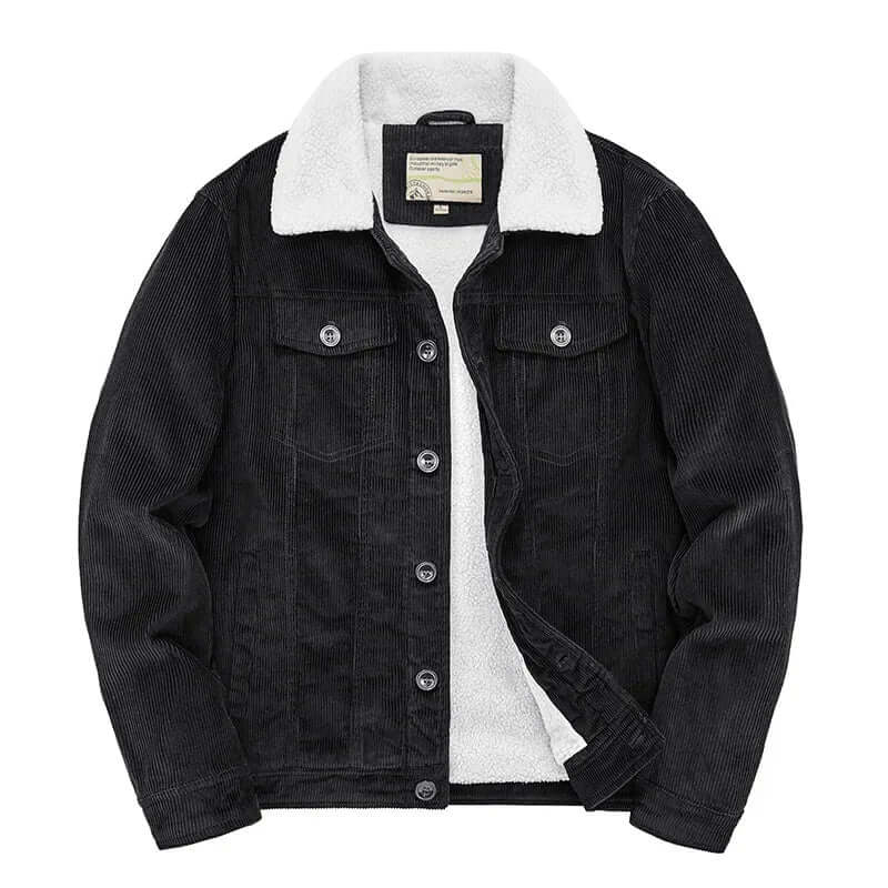 Men's Casual Corduroy Windbreaker Jacket