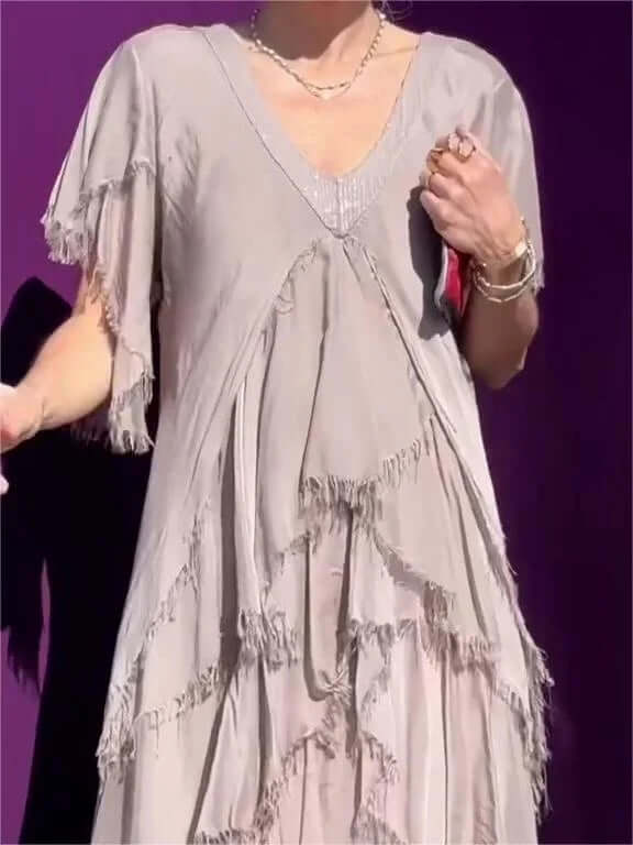 Women's Summer Dress with Sleeves
