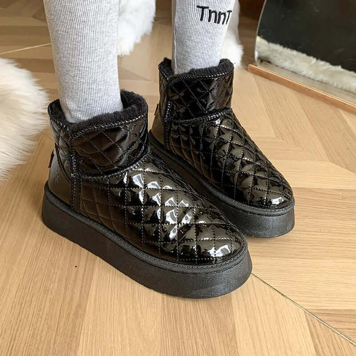 Women's Waterproof Chunky Sole Ankle Boots