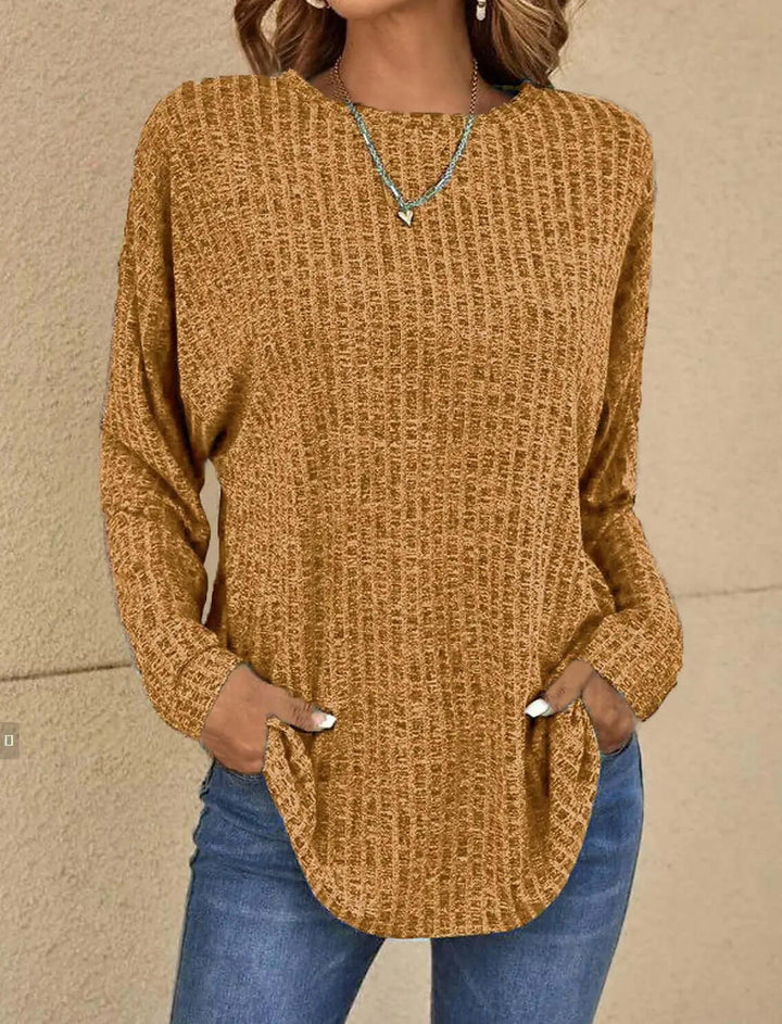 Women's Knitted Stretchy Casual Top