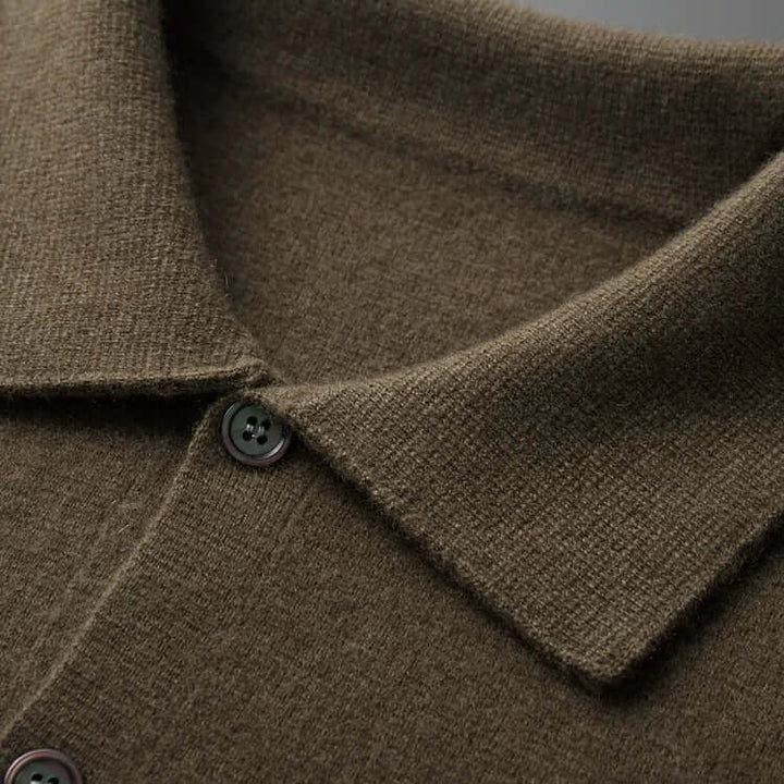 Men's Cashmere Blend Cardigan Jacket