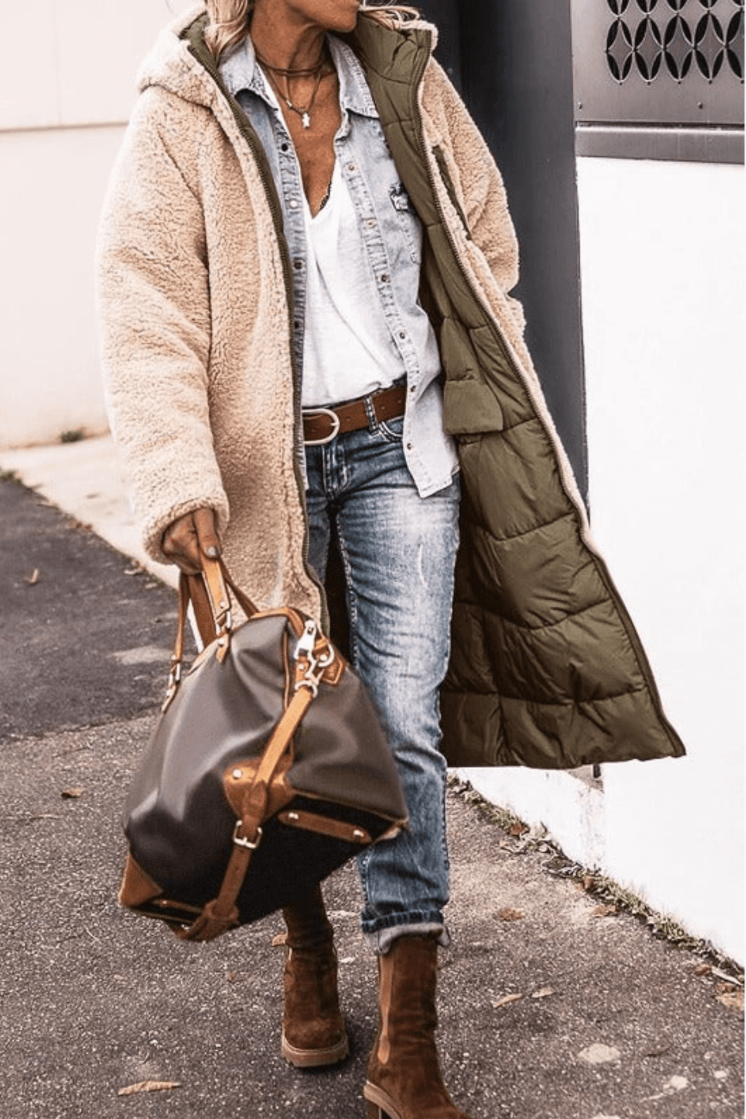 Reversible Winter Coat for Women