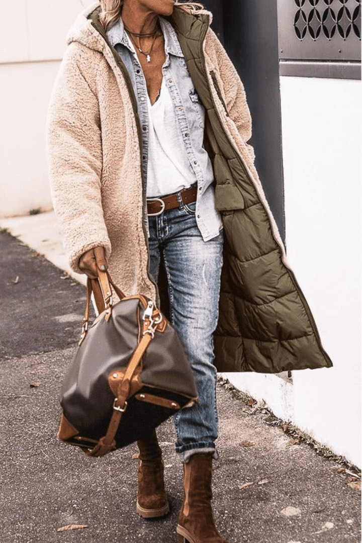 Reversible Winter Coat for Women