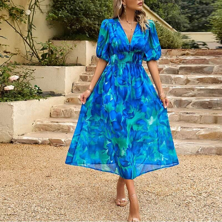 Casual Cotton Midi Summer Dress