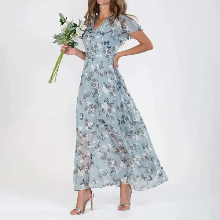 Women's Floral Print Maxi Dress
