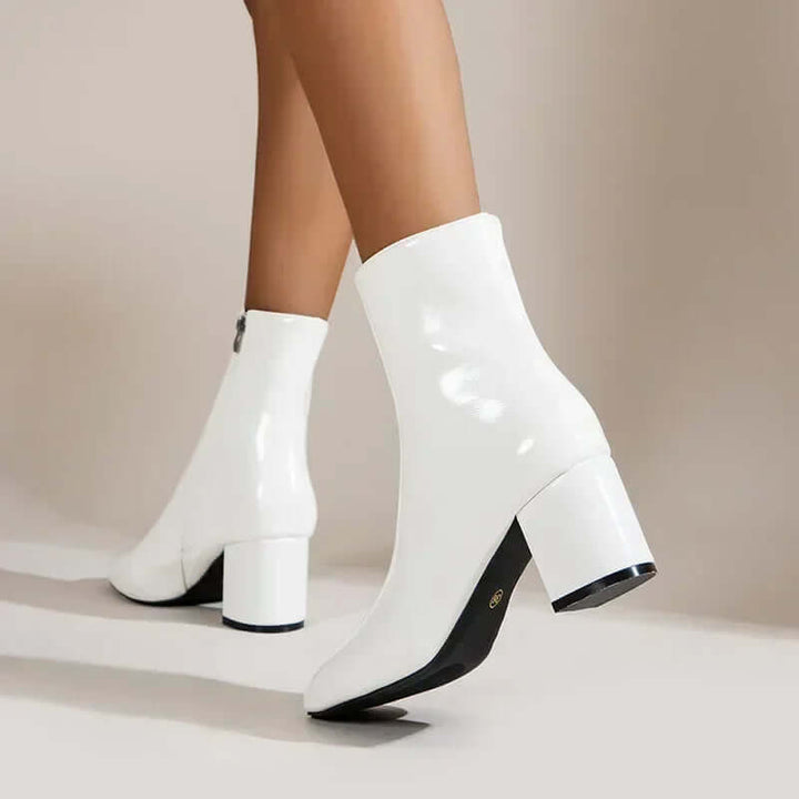 Women's Pointed Toe High Heel Ankle Boots