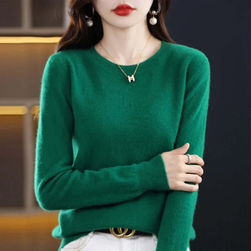 Pure Cashmere Knitted Sweater