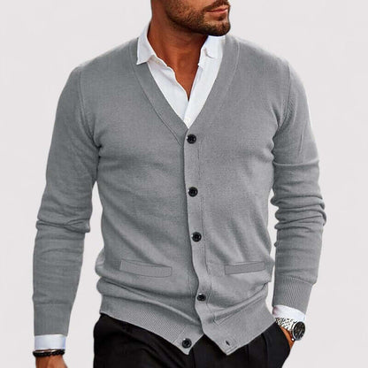 Men's Knitted Cardigan Sweater