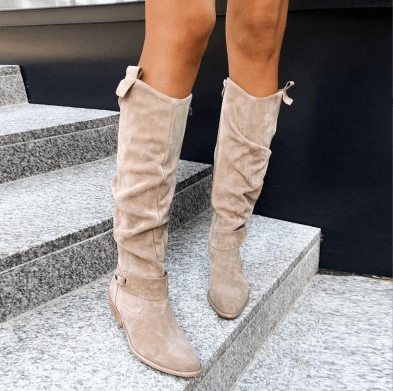 Women's Knee-High Suede Boots