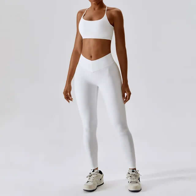 Women's  High-Waisted Leggings & Sports Bra