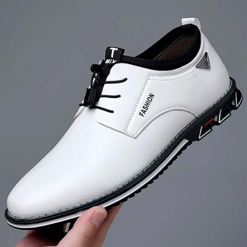 Men's Pointed Toe Casual Lace-Up Shoes