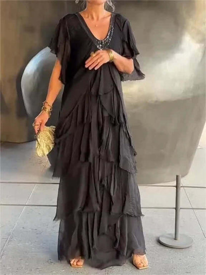 Women's Summer Dress with Sleeves