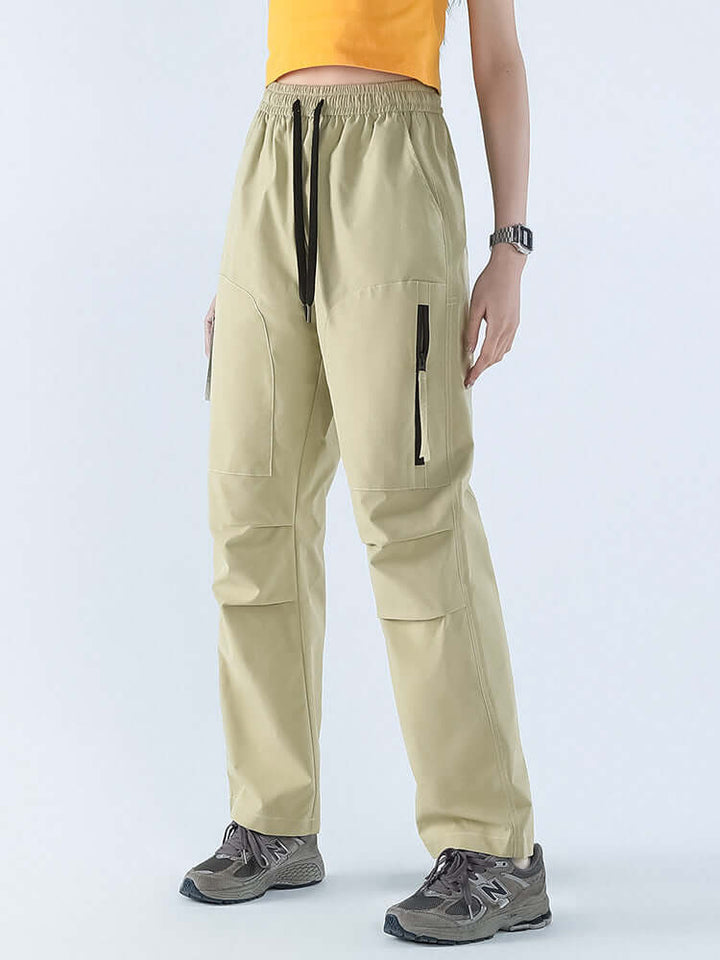 Women's Loose Straight Waterproof Trousers