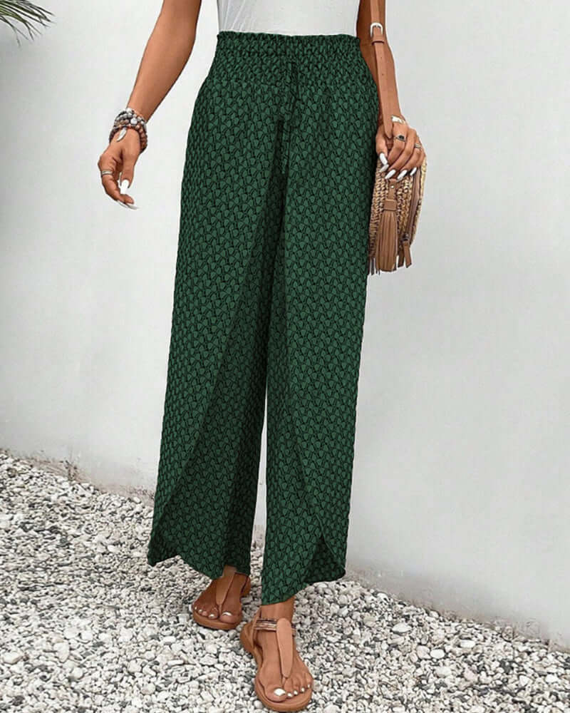 Women's Breathable Tulip Wide Leg Trousers