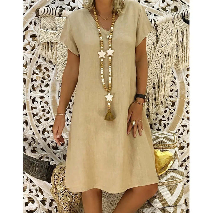 Lightweight Linen Dress - Summer Dress