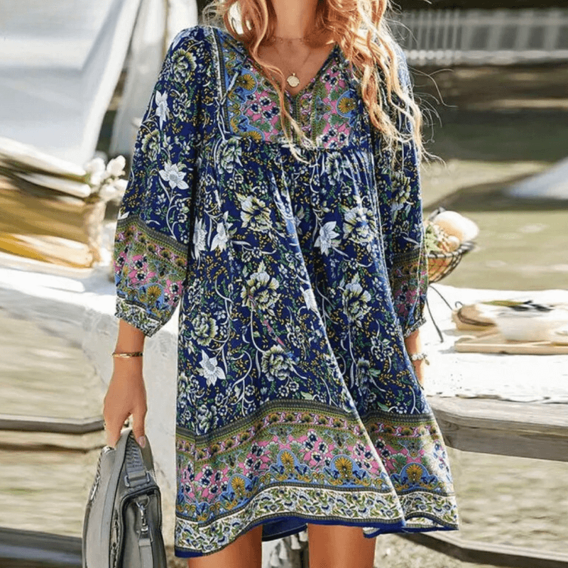 Women's Casual Bohemian Mini Dress