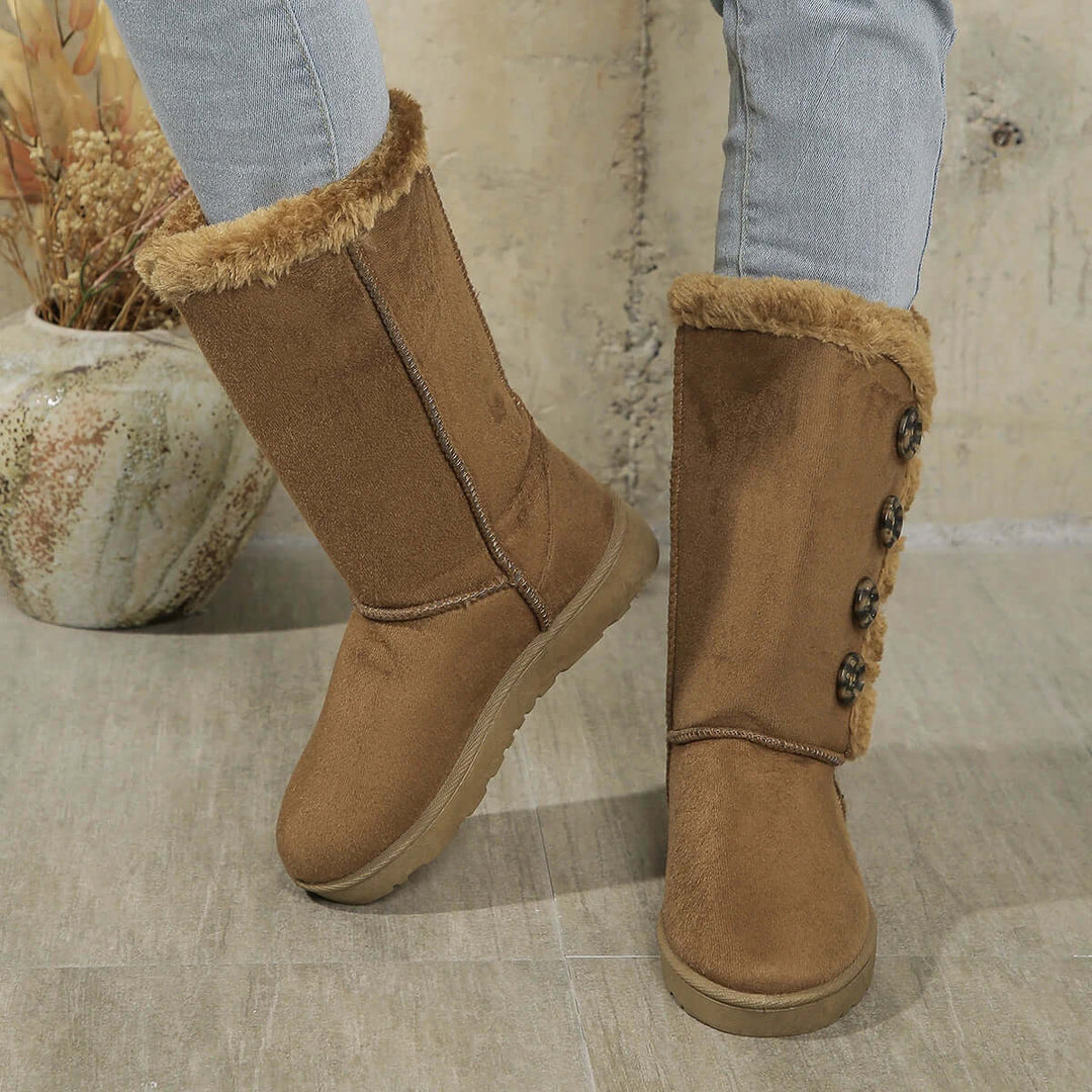 Women's Leather Winter Ankle Boots