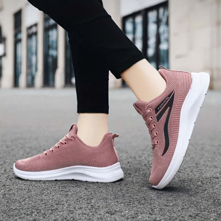 Women's Breathable Knitted Casual Sneakers
